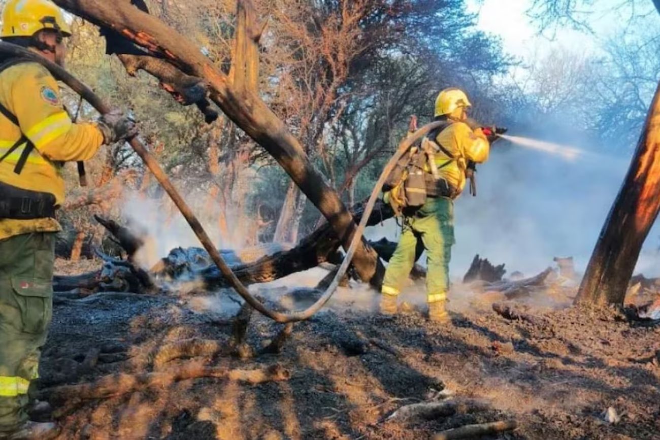Alarma en Salta: brigadistas combaten incendios forestales en Cafayate y sospechan que fueron intencionales