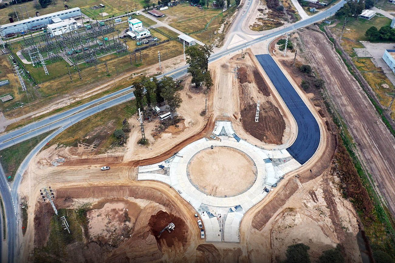 Obra de circunvalación Villa María - Villa Nueva en plena ejecución.