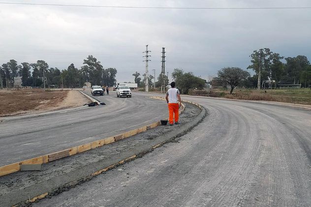 Obra de circunvalación Villa María - Villa Nueva en plena ejecución.