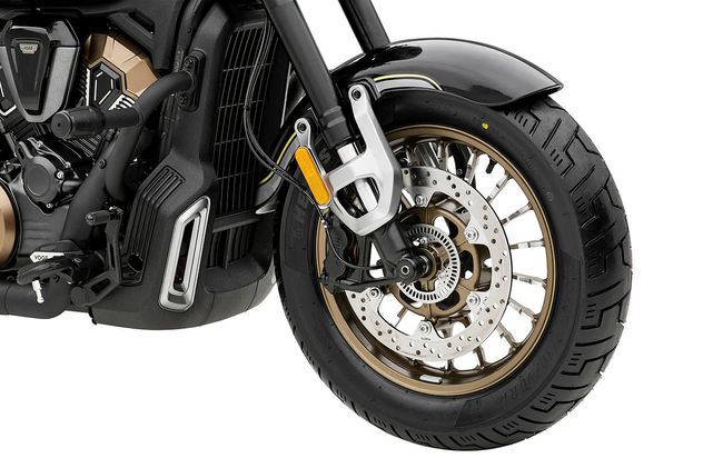 Adelante presenta una horquilla invertida de 41 mm.