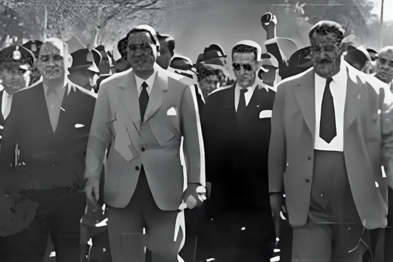 Raúl Enrique Lucini, músico, médico y político. 50° gobernador de Córdoba. En la foto, junto a Juan Domingo Perón.