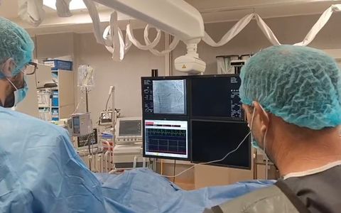 La intervención en el Hospital Córdoba se realizó a una persona de 67 años, con evolución favorable. (Gobierno de Córdoba)