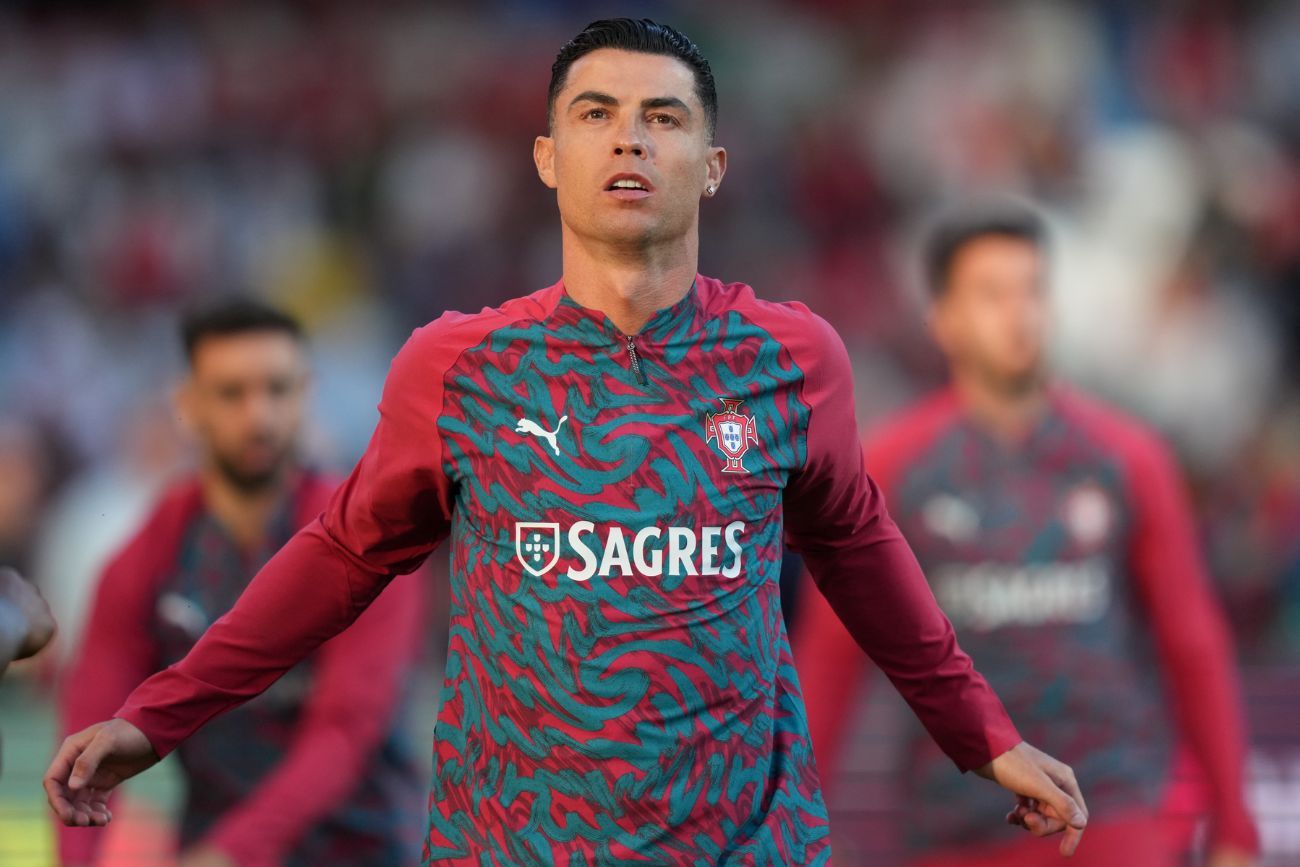 Cristiano Ronaldo, en la previa del amistoso entre Portugal y Nigeria.