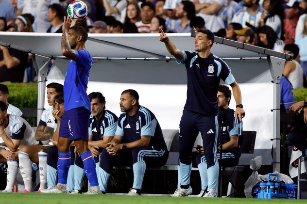 Lionel Scaloni, DT de la selección. (AP)