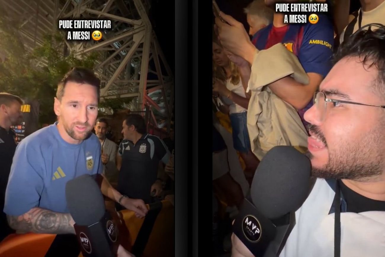 El gesto de Messi que se hizo viral: se detuvo en medio del caos y emocionó a todos