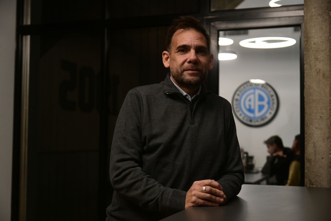 Marcelo Carranza, vicepresidente de Belgrano en la Gigante de Alberdi. (Ramiro Pereyra / La Voz).