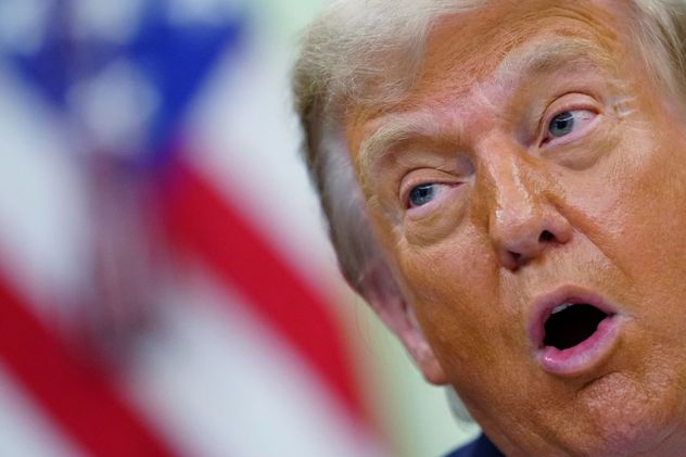 El presidente de Estados Unidos, Donald Trump, pronuncia un discurso en el Despacho Oval de la Casa Blanca, el miércoles 10 de junio de 2026, en Washington.