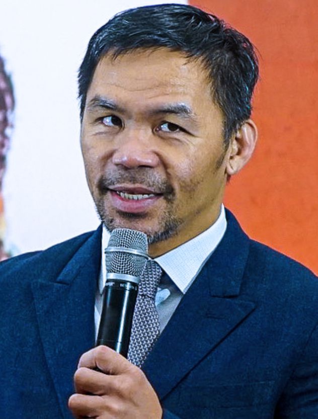 Manny Pacquiao, exboxeador y excandidato presidencial filipino