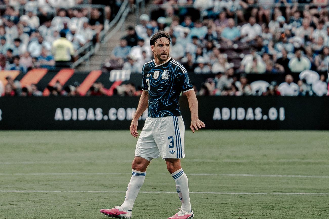 Nicolás Tagliafico con la selección argentina.