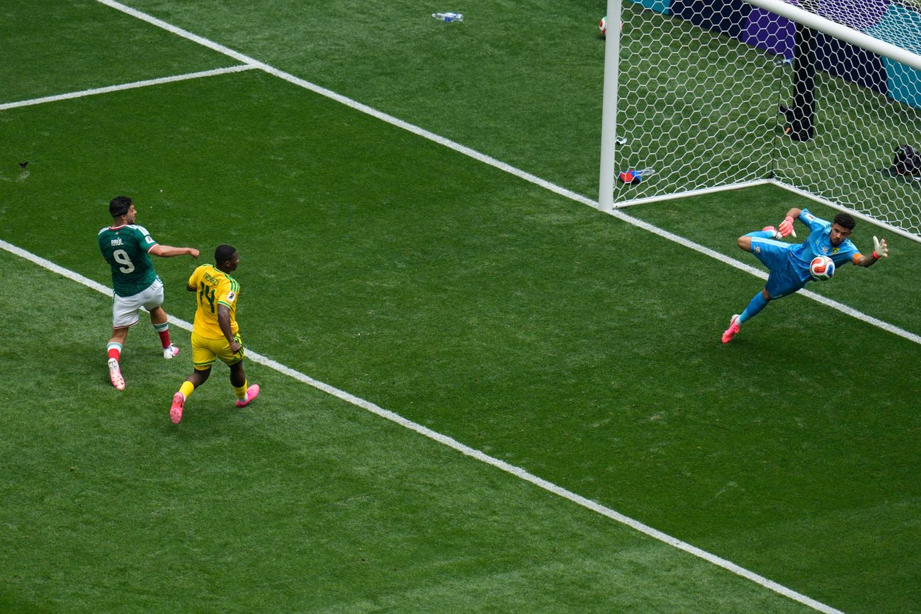 México ante Sudáfrica en el partido inaugural.