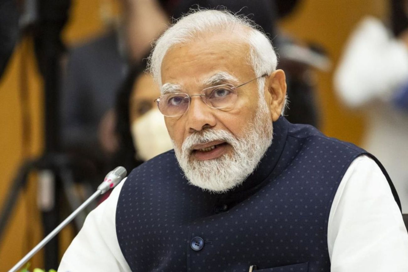 El primer ministro de India, Narendra Modi, durante una cumbre en Japón en 2022 (archivo)

