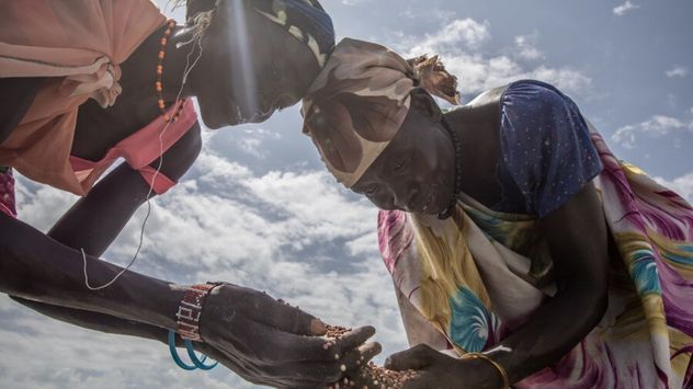 El hambre y el conflicto armado en Sudán del Sur.
