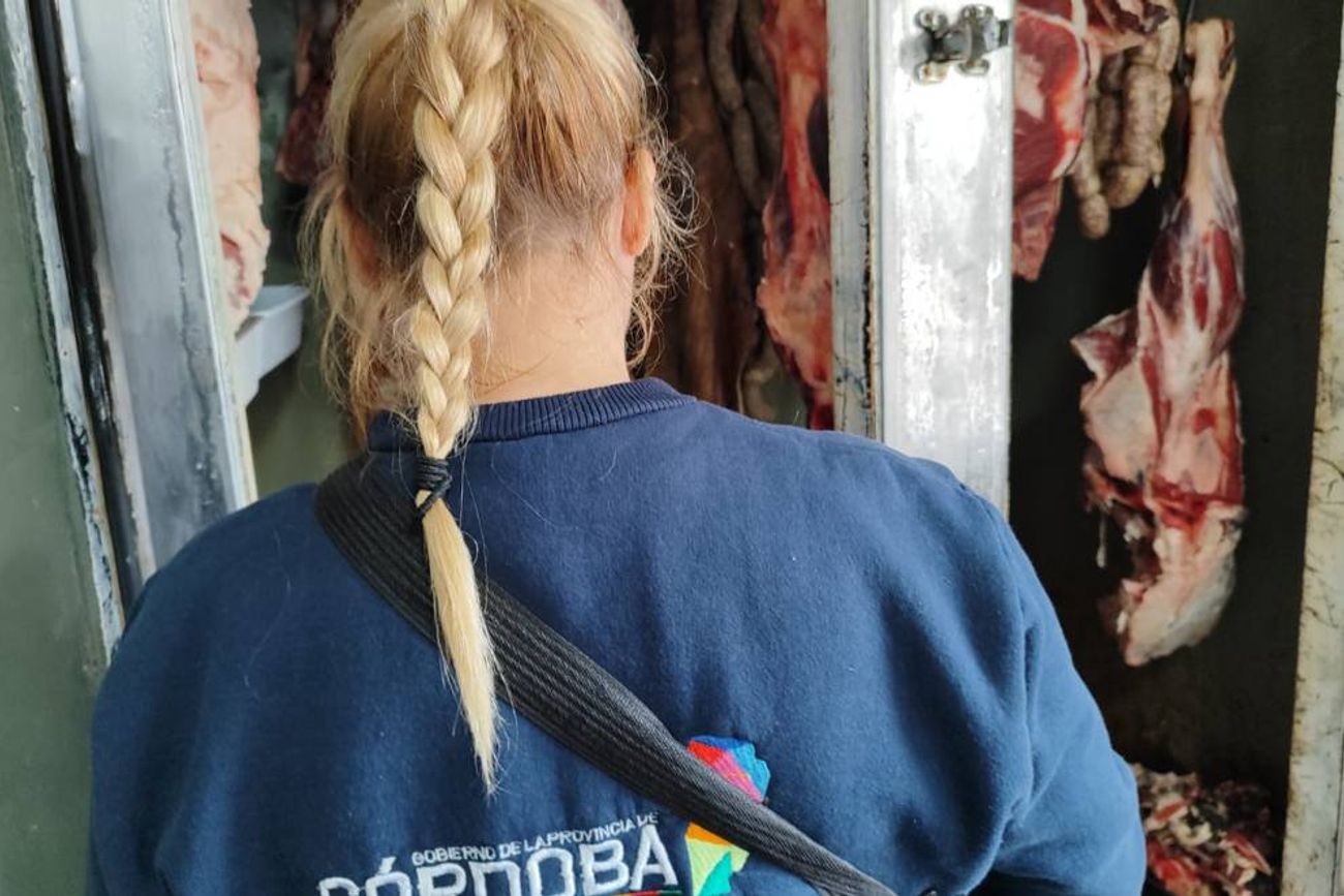 ALLANAMIENTOS. Además de los 100 kilos de carne, también se confiscaron 110 animales porcinos de dudosa procedencia.