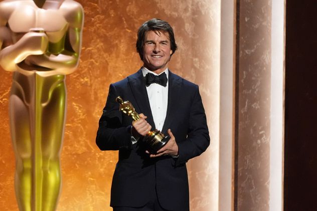 Tom Cruise recibió el Oscar honorario en 2025.