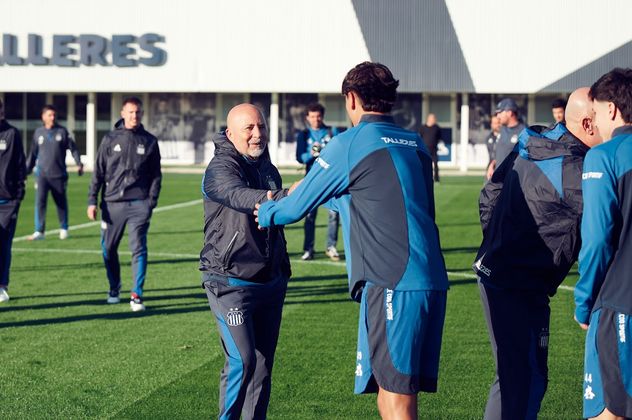 Primer día de Sampaoli en Talleres.