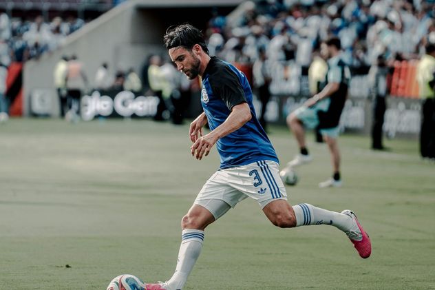Nicolás Tagliafico con la selección argentina.