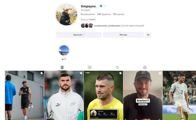 Tim Payne, fenómeno en redes sociales.