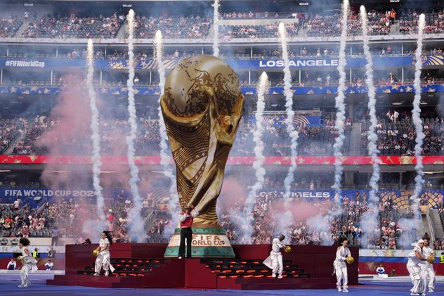 La ceremonia de apertura del Mundial, en Estados Unidos.