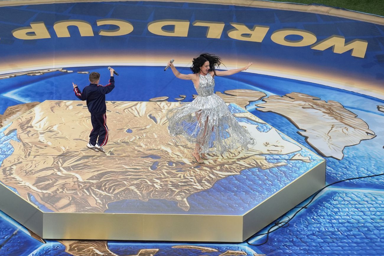 La ceremonia de apertura del Mundial, en Estados Unidos.