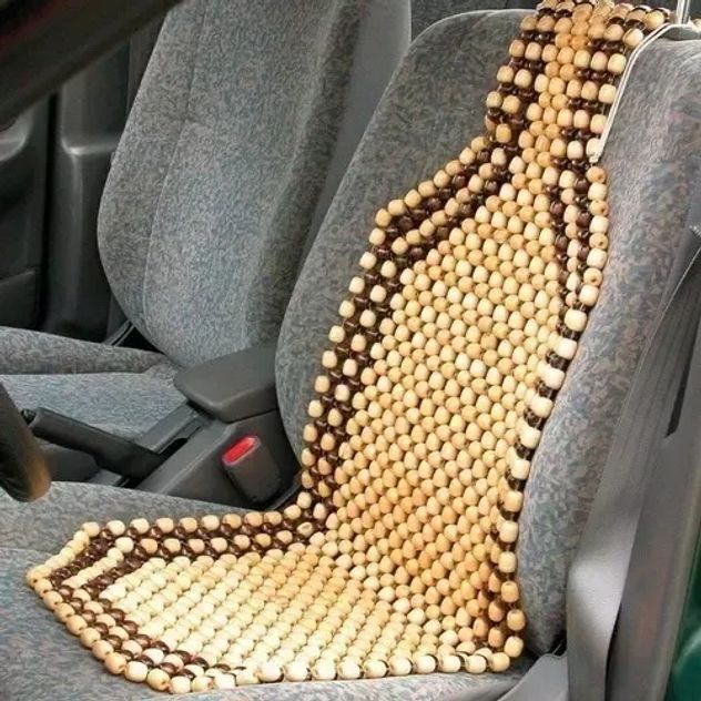 Para qué sirven las cuentas de madera que usan los taxistas en los asientos.