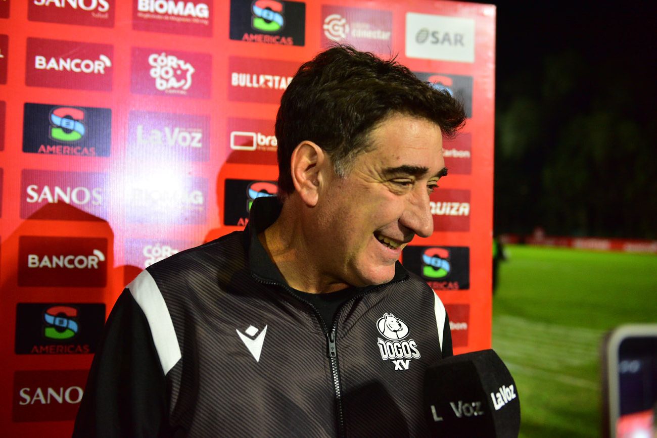 Diego Ghiglione, entrenador de Dogos XV. (Nicolás Bravo / La Voz)