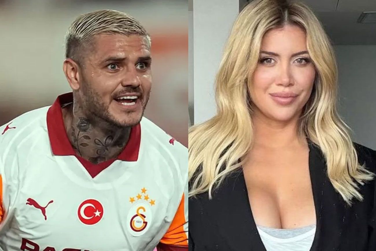 Mauro Icardi vs. Wanda Nara. Foto: captura pantalla.