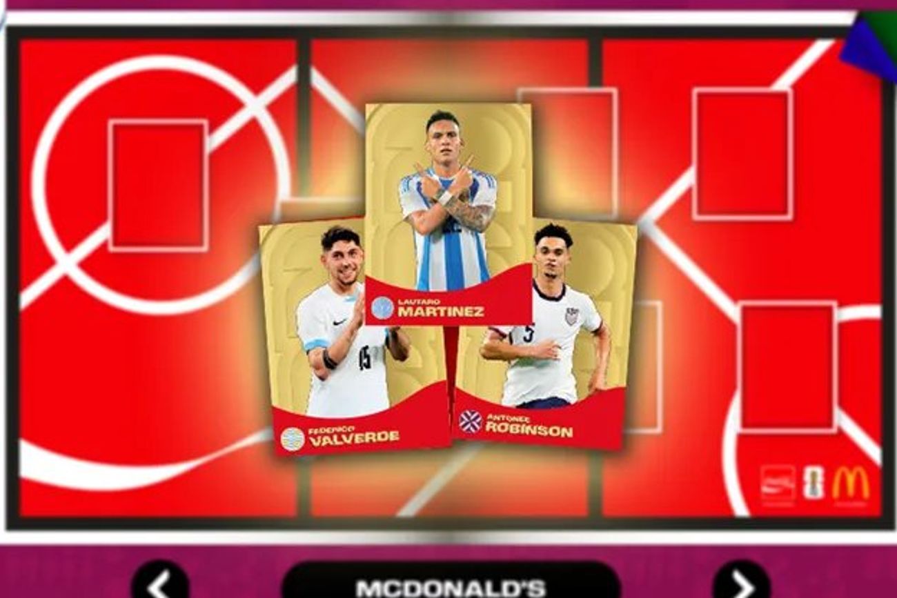 Las nuevas figuritas de Panini.