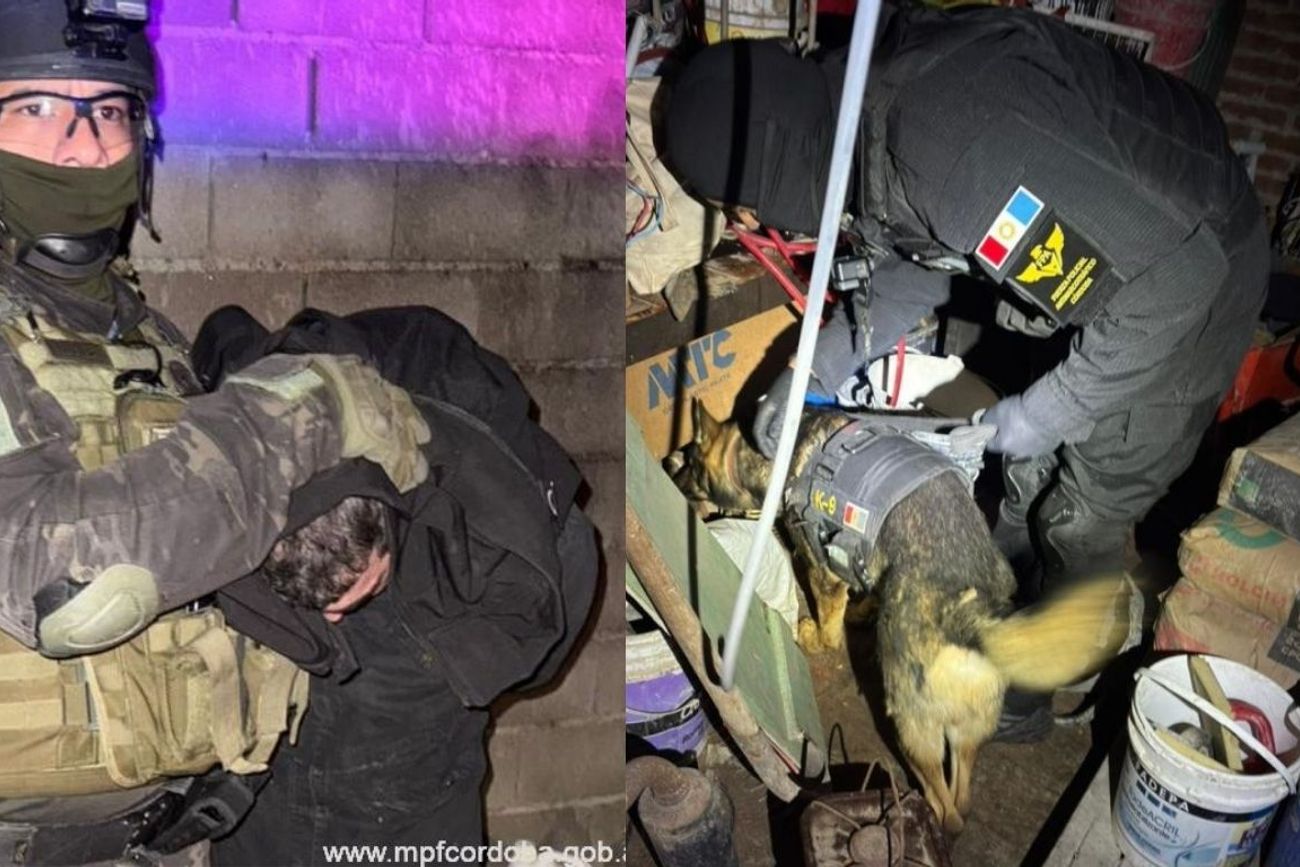 Alicia: la Fuerza Policial Antinarcotráfico desmanteló una banda familiar.