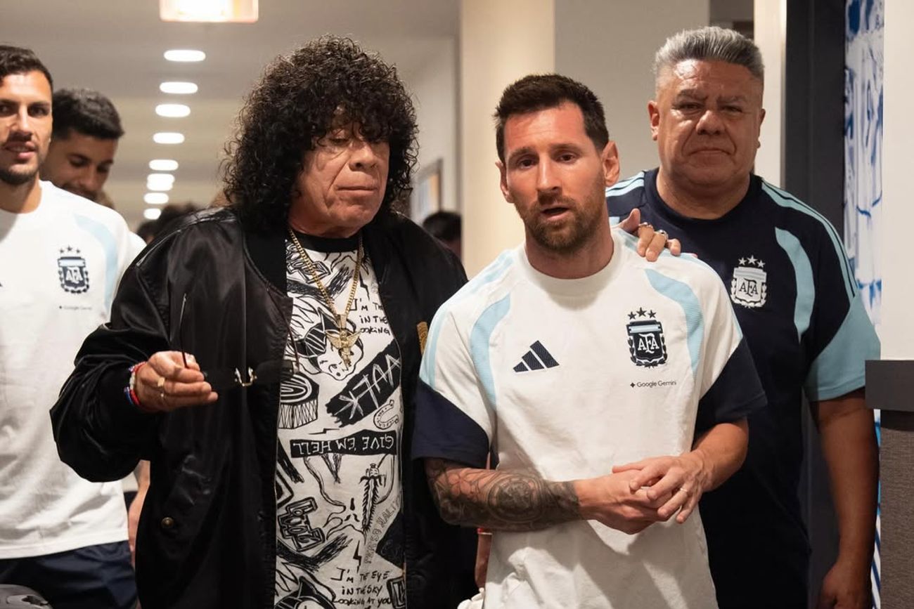 La Mona Jiménez se reunió con la Scaloneta y cumplió su sueño de conocer a Messi