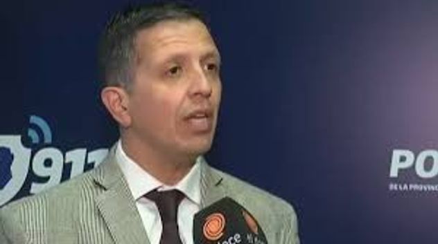 Comisario Cristian Cabrera.