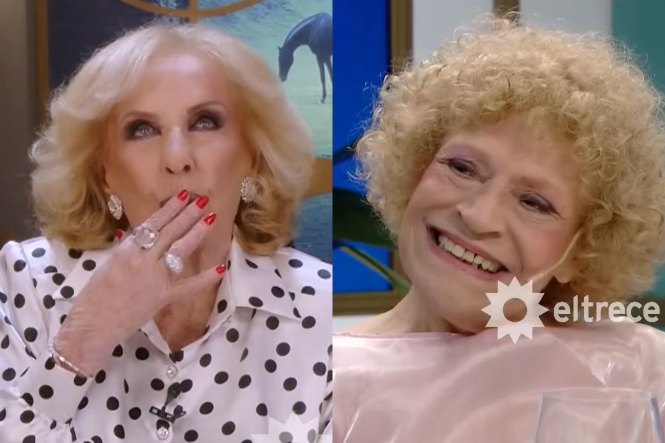 El emotivo homenaje de Mirtha Legrand a María Rosa Fugazot: Era una actriz maravillosa