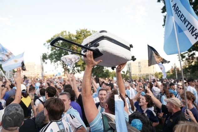 La marea argentina inunda Kansas City: un banderazo masivo marcó el inicio del sueño mundialista