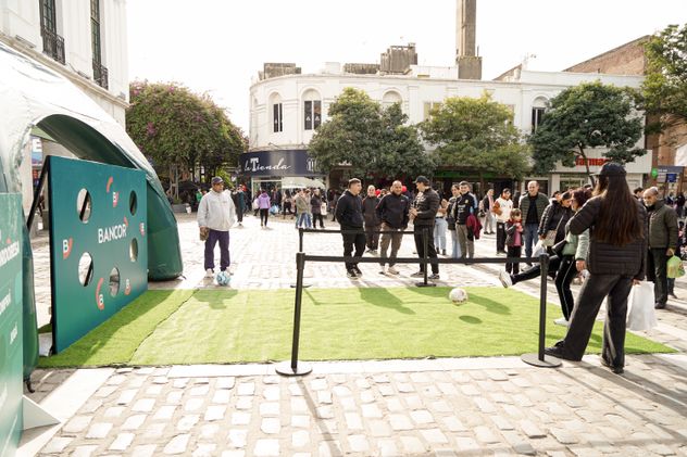 Este sábado se realizó en el centro de la ciudad el "Festival Papá Mundial". 