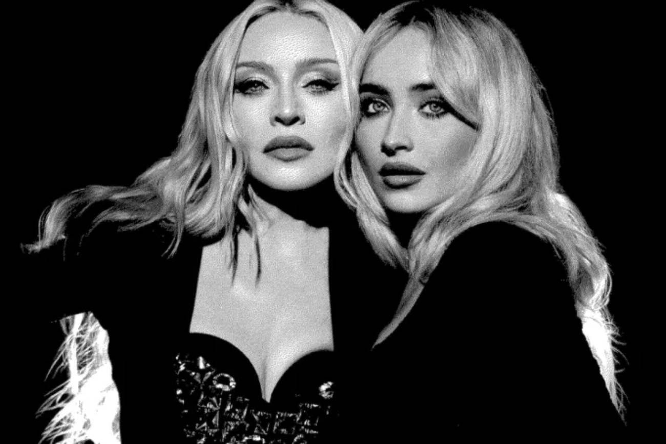 Madonna y Sabrina Carpenter, íntimas. (Gentileza Ricardo Gomes)