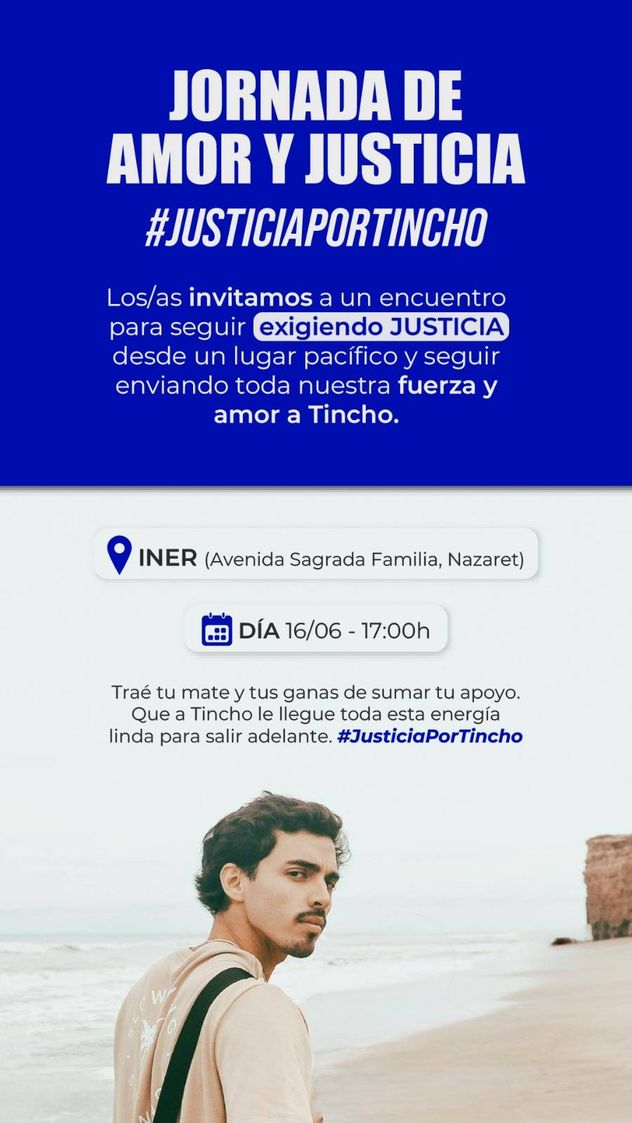 Caso Martín Cáceres: a un año y tres meses del ataque, se organizó una jornada para seguir exigiendo justicia