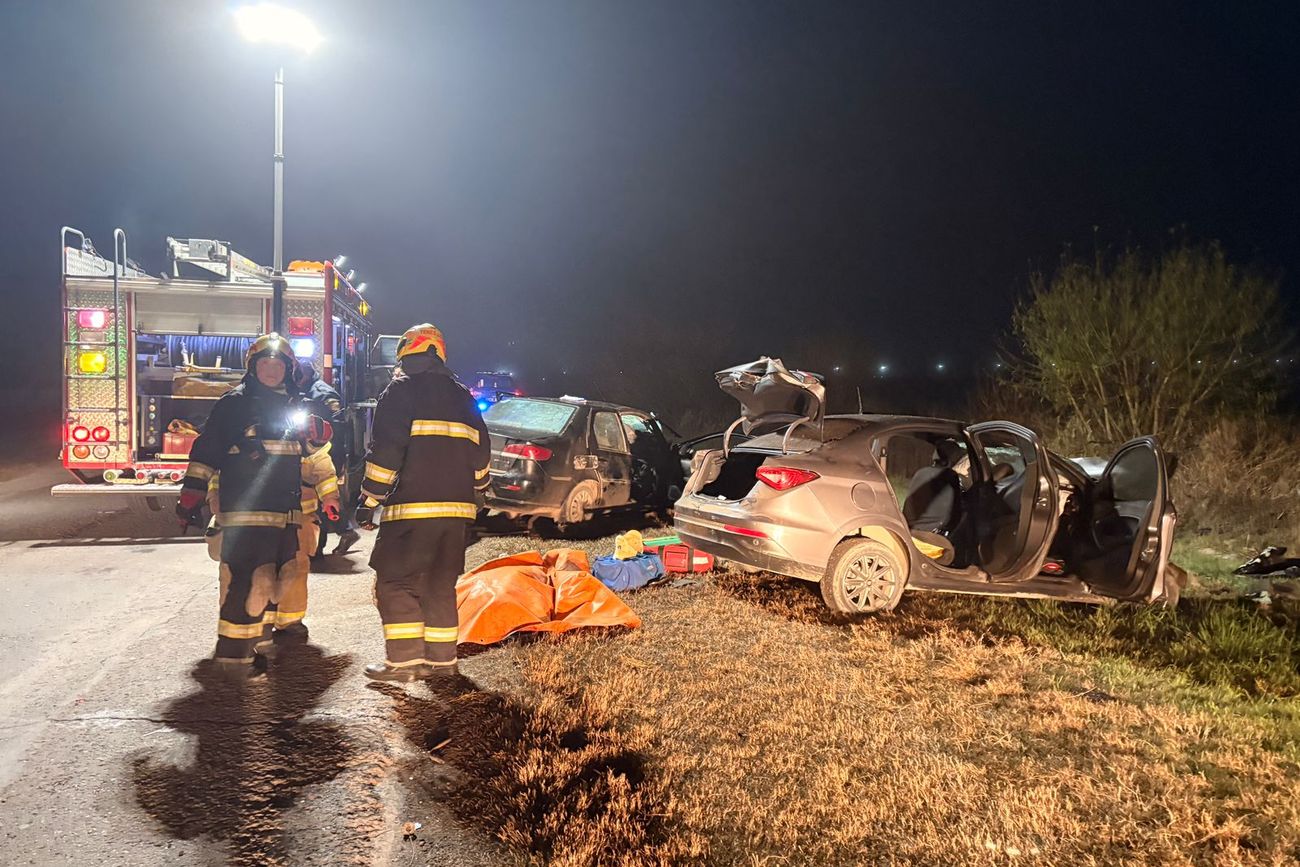 La zona del choque. (Policía)