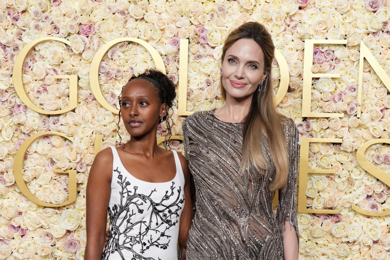 Angelina y Zahara Jolie.