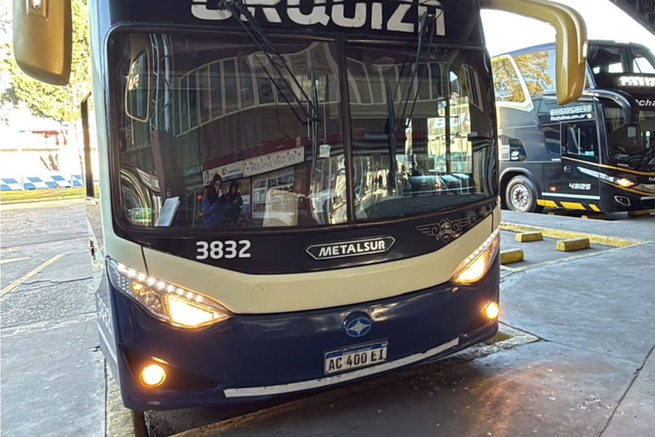 Detectaron alcoholemia positiva al chofer de un colectivo que estaba por iniciar viaje a Córdoba