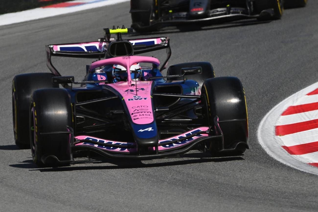 Colapinto en el GP de Barcelona.