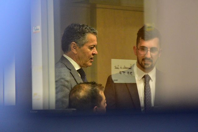 El fiscal Raúl Garzón en la fiscalía de los Tribunales II de Córdoba. 