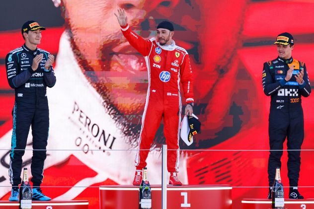 Lewis Hamilton en el GP de Cataluña.