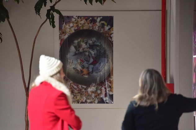 Artista plástica Natalia Mónaco. Sala de Exposiciones Paseo del Buen Pastor.