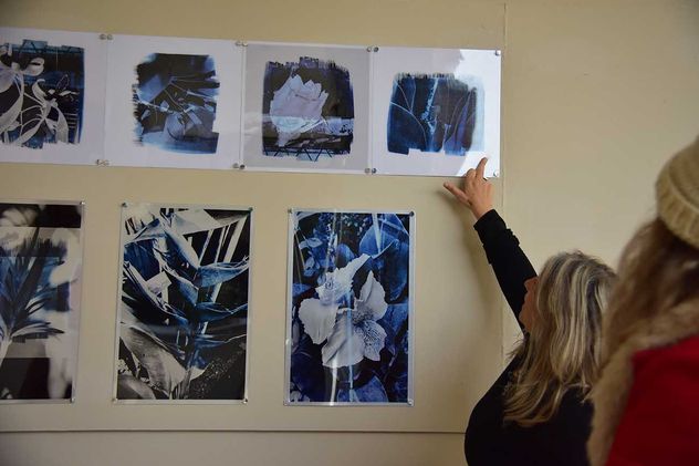 Artista plástica Natalia Mónaco. Sala de Exposiciones Paseo del Buen Pastor.