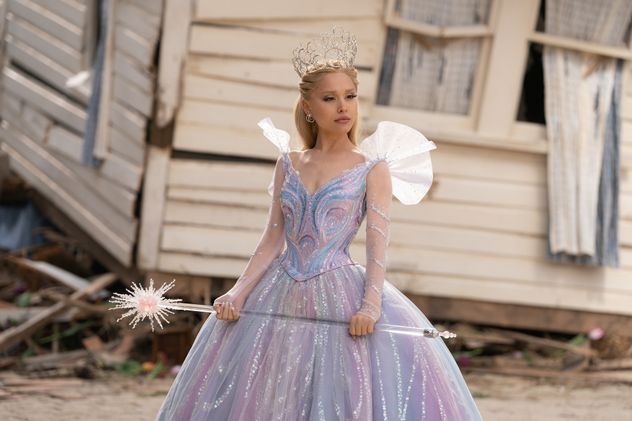 Ariana Grande en una escena de "Wicked for good...".