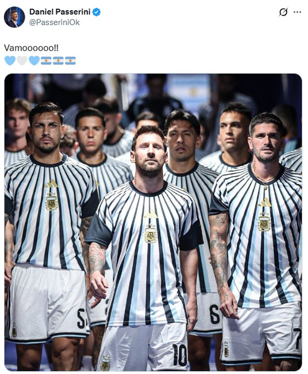 Los festejos de los políticos por el triunfo de la selección.