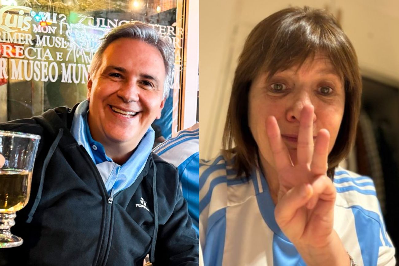 Los festejos de los políticos por el triunfo de Argentina.