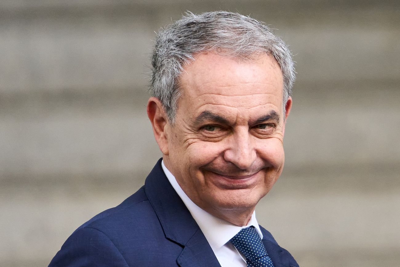 Zapatero, al llegar a tribunales. (AP/Bernat Armangue)
