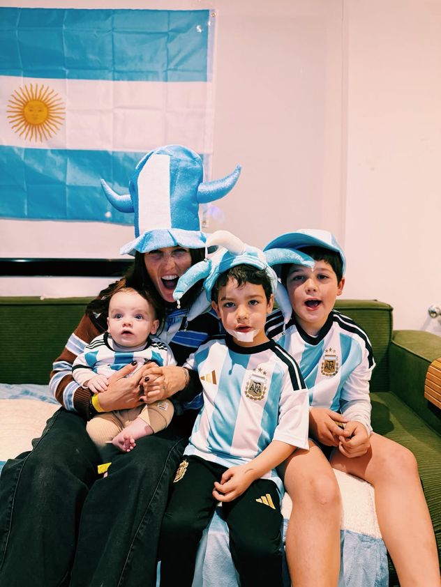 Los posteos de los famosos en las redes sociales alentando a la Selección. 