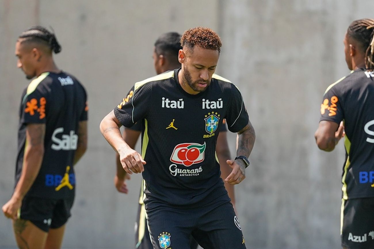 Neymar estaba inactivo desde el 17 de mayo por una lesión en el gemelo derecho. (@CBF_Futebol)
