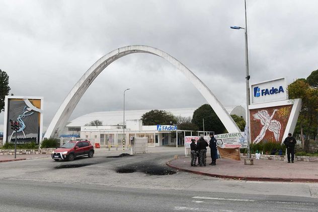 Protesta de los empleados de FADEA.
